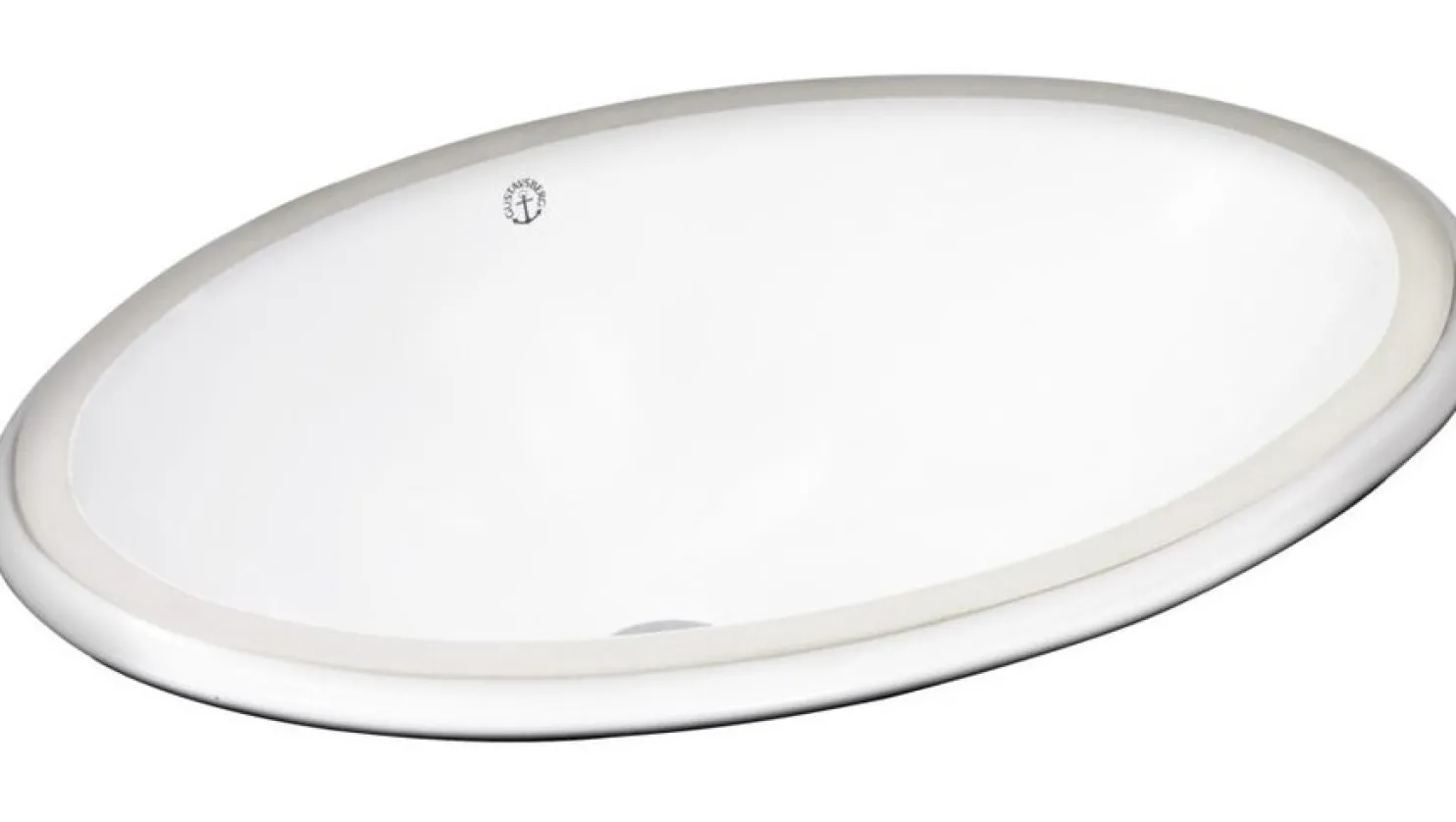 Pesuallas Gustavsberg, 57 cm, alta kiinnitettävä, valkoinen