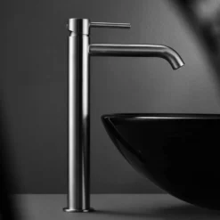 Pesuallashana Bathlife Prima, korkea malli, harjattu ruostumaton teräs