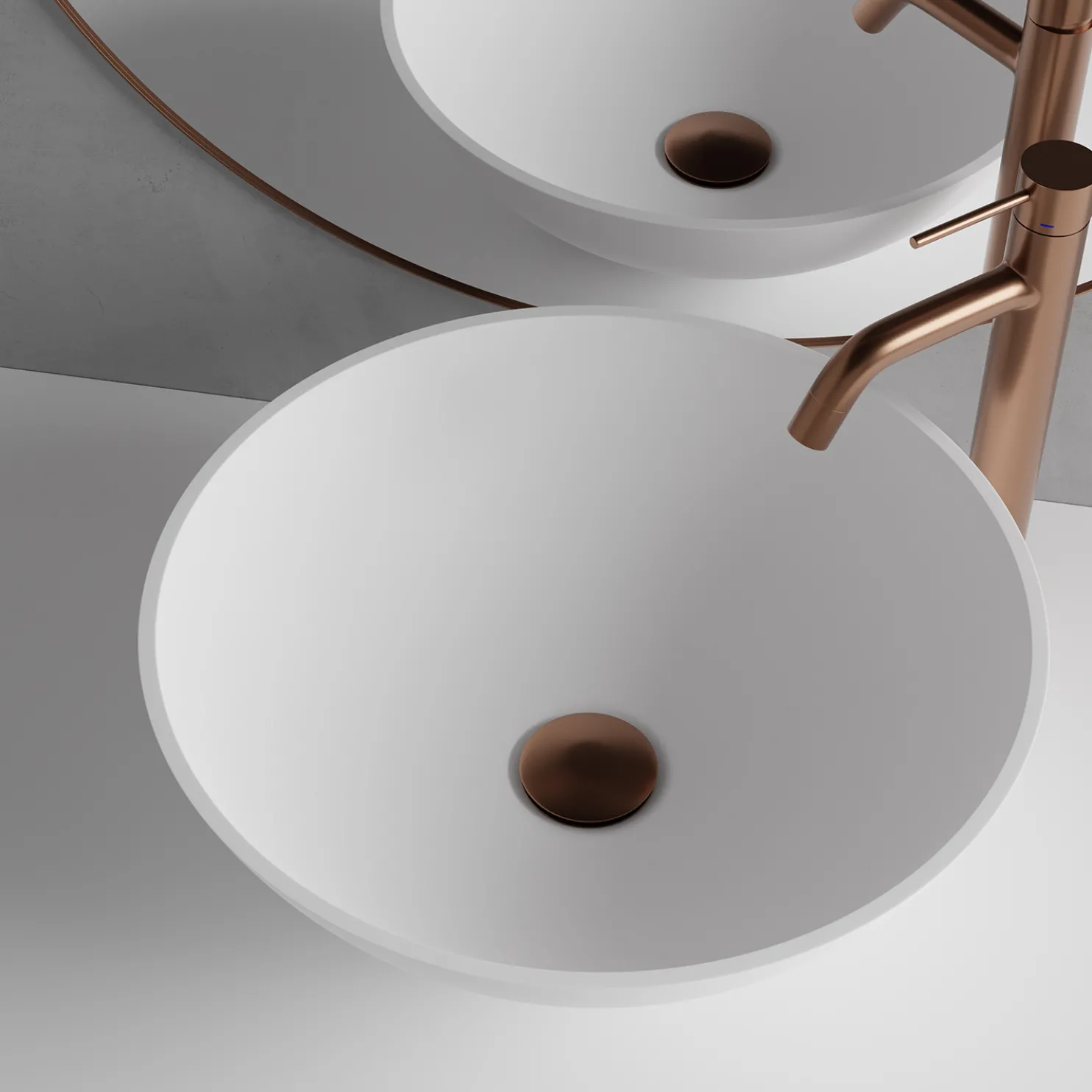 Pesuallas hanalla Scandtap, Solid Surface R1, Pop-Up Universal Duo, Voyage High