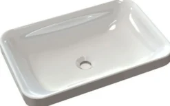Pesuallas Interia Astoria 55x12x37 cm, valkoinen