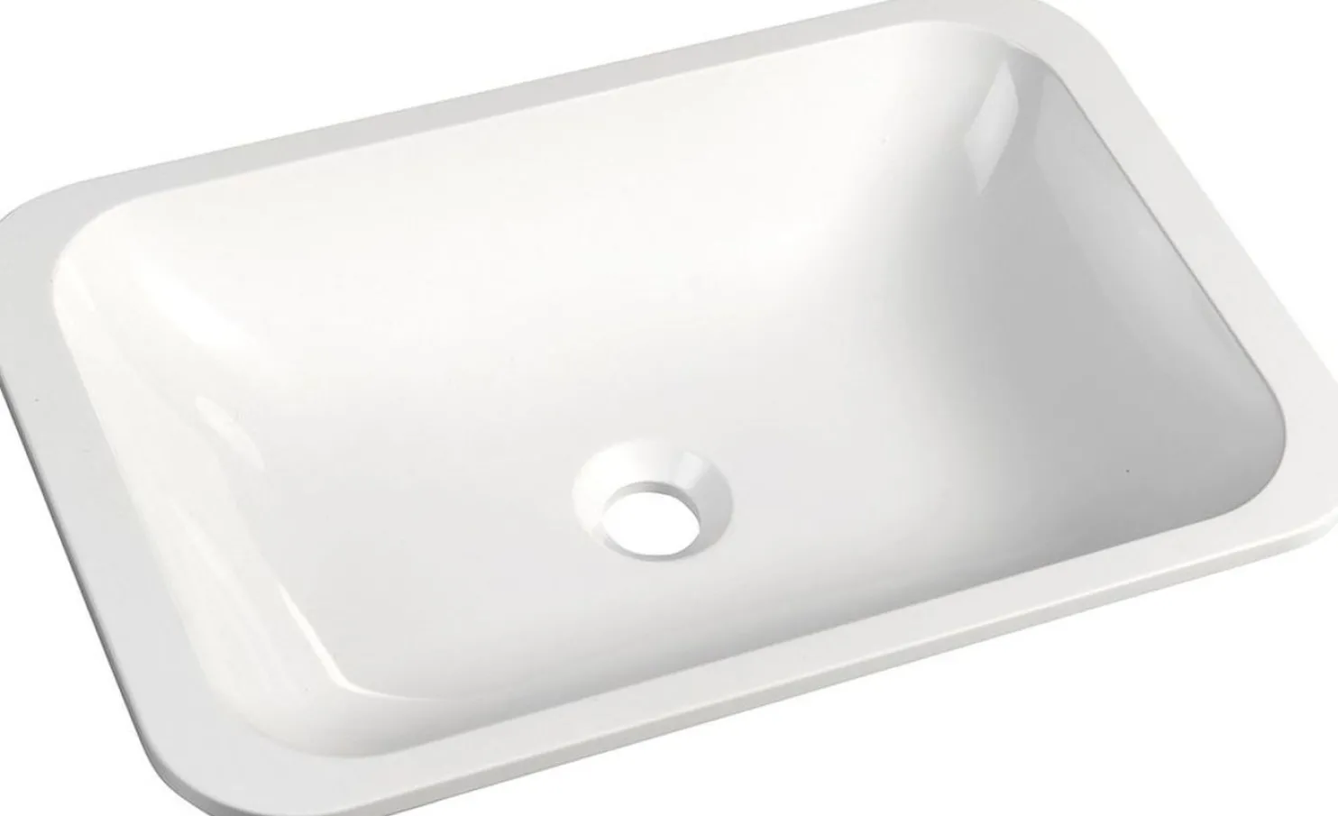 Pesuallas Interia Kama 500x260 mm, valkoinen