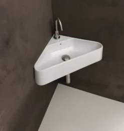 Pesuallas Lavabo Axa Corner, 425x425mm, valkoinen