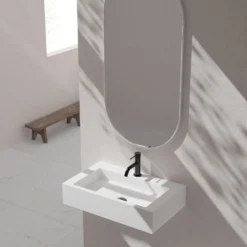 Pesuallaspaketti Scandtap Solid SW 1 Shadow, sis. hanan, peilin ja pohjaventtiilin