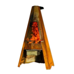 Pihagrilli FIREHUT® 1415x760x750 mm corten teräs