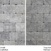 Pihakivi Benders Labyrint/Troja Antik Puolikivi 105x140x50 mm harmaa sekoitus