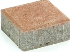 Pihakivi Rudus Kartanonoppa 60 138x138x60 mm sileä hiekanruskea