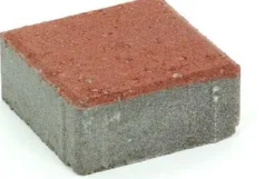 Pihakivi Rudus Kartanonoppa 60 138x138x60 mm sileä punainen