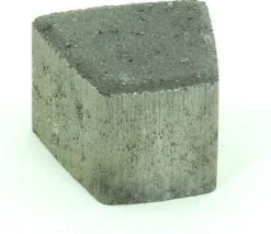 Pihakivi Rudus Klassikko iso kaarre 80 110x115x80 mm sileä musta
