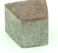 Pihakivi Rudus Klassikko iso kaarre 80 110x115x80 mm sileä punamusta