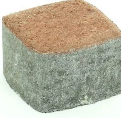 Pihakivi Rudus Klassikko neliö 80 115x115x80 mm sileä hiekanruskea