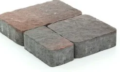 Pihakivisarja Rudus Napoli-kivet 80 mm profiloitu punamusta