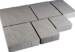 Pihakivisarja Rudus Roomalaiset isot kivet 80 mm profiloitu harmaa