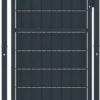 Pihaportti teräs 100x204cm antrasiitti