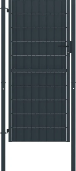 Pihaportti teräs 100x204cm antrasiitti