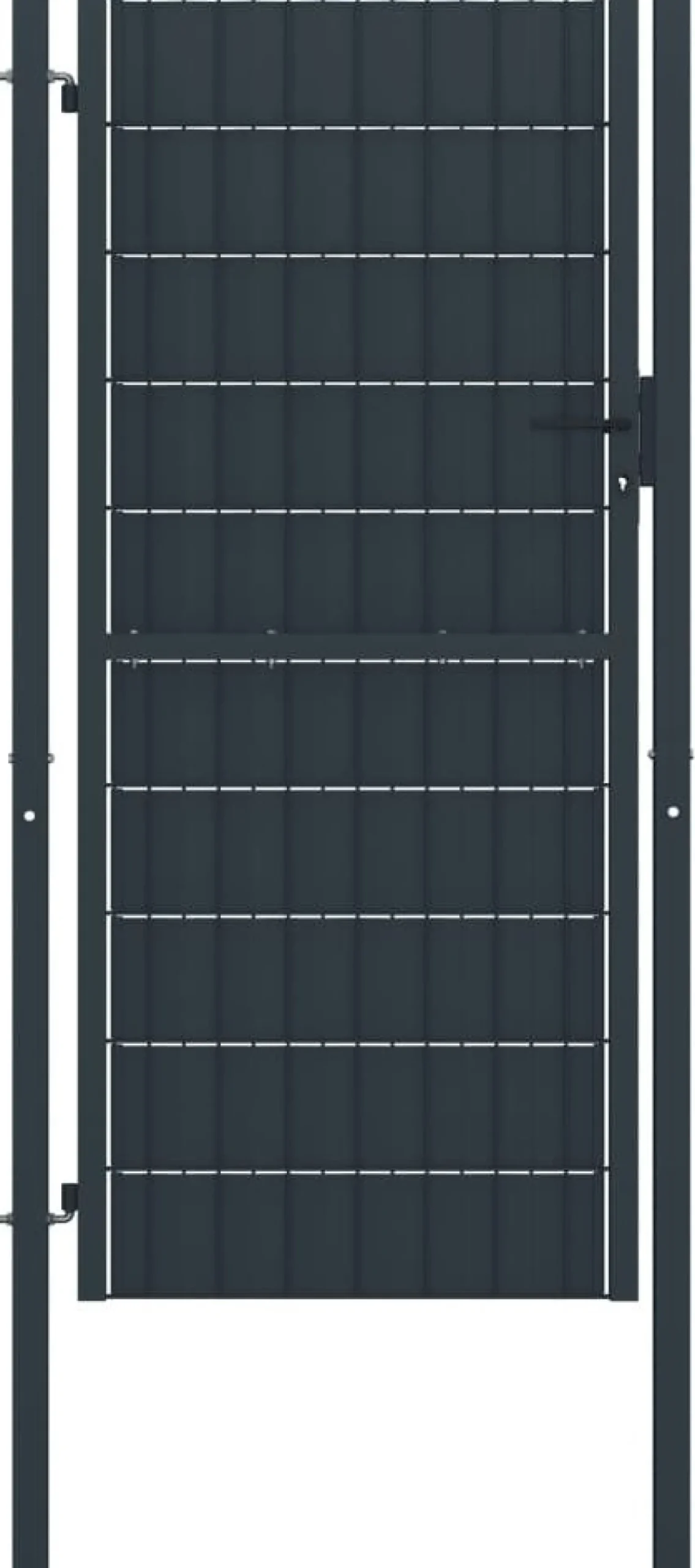 Pihaportti teräs 100x204cm antrasiitti