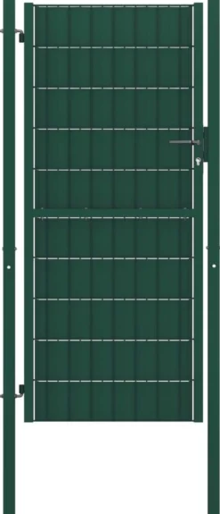 Pihaportti teräs 100x204cm vihreä