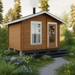 Pihasauna LP Garden Pallas, 11m², harjakattoinen