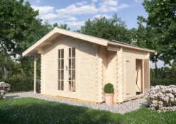 Pihavarasto Skan Holz Multi 45 8,4 + 1,7 + 0,9 m²