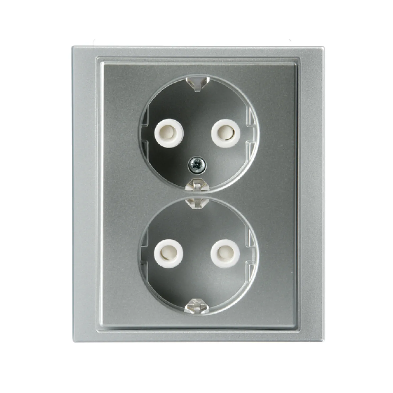 Pistorasia Impressivo 2S/16A/IP21 UPJ HL alumiini