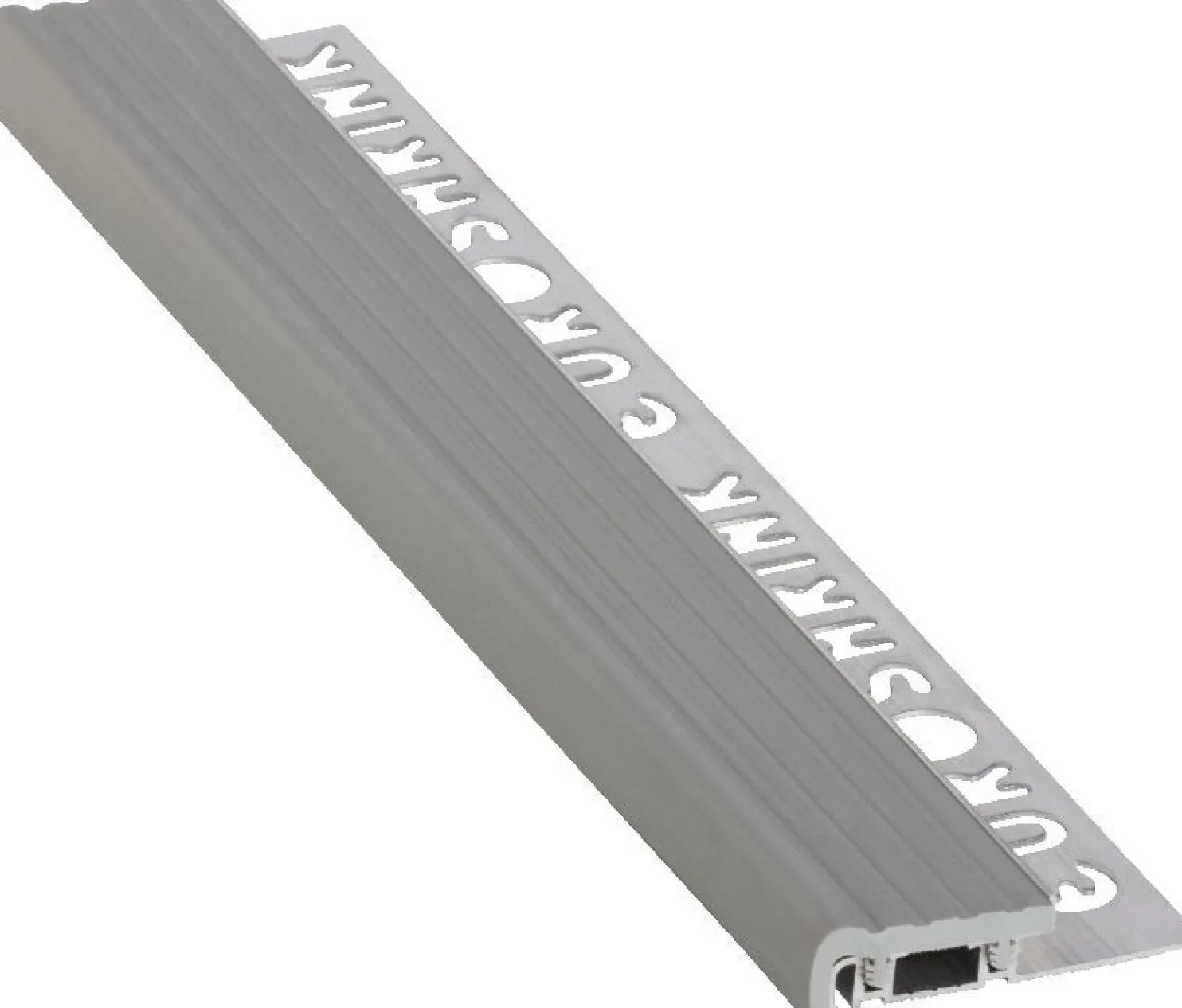 Porraslista Euroshrink alumiini+askelkumi 222a, 10mm x 2.5m, eri värejä