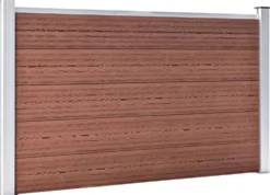 Puutarha-aita puukomposiitti 526x106cm ruskea