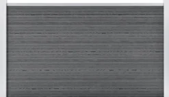 Puutarha-aita WPC 180x105 cm harmaa