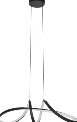 Riippuvalaisin Eglo Calarossa-z LED RGB CCT musta/valkoinen