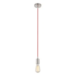 Riippuvalaisin Globo Noel Ø10cm 60W punainen
