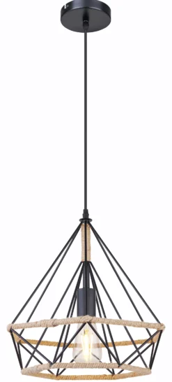 Riippuvalaisin Globo Ulleu Ø38cm 60W ruskea/musta