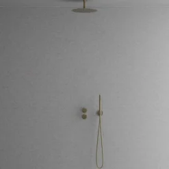 Sadesuihkusetti Scandtap Steel Harmonized 2y, termostaattihanalla, Champagne