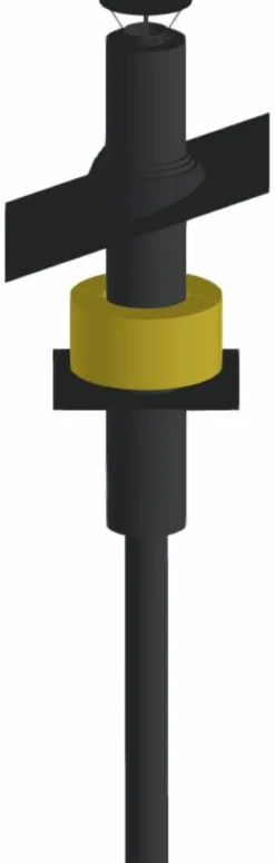Saunapiippu Schiedel Ø115 mm musta