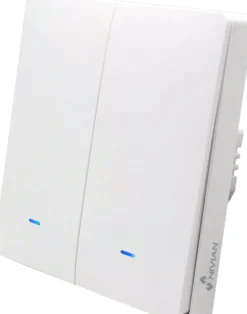 Seinäkytkin valoille Celetron Nivian Smart, 2-osainen, TUYA Smartlife Wifi/Wlan