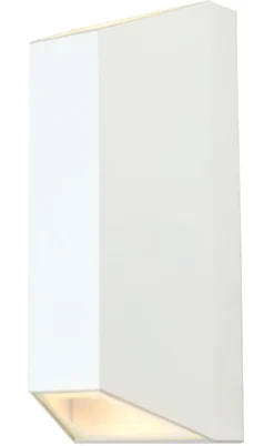 Seinävalaisin Sala IP44 90x90x220 mm ylös/alas valkoinen