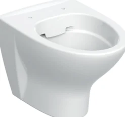 Seinä-WC-istuin IDO Glow Style Rimfree, huuhtelukaulukseton, 50,5 cm, valkoinen