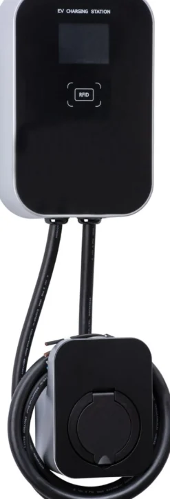Sähköautonlatausasema Besen 1-vaihe Type 2 3,7 kw dc-rcm lcd-näyttö