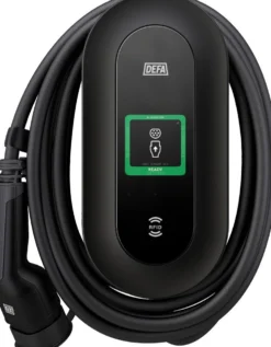 Sähköauton latausasema Defa Power, Type2, 22kW(3x32A), 6m kaapeli, wifi, RFID, latausteho ohjautuu pörssisähkön mukaan