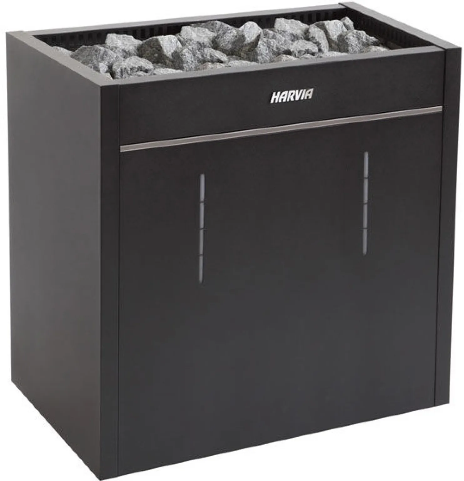 Sähkökiuas Harvia Virta Pro Combi HL160SA 15,8 kW 16-25 m³ automaattitäyttö erillinen ohjaus musta