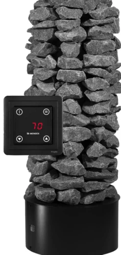 Sähkökiuas Mondex Rakka E2 WIFI 6,6 kW 6-9 m³ erillinen ohjaus