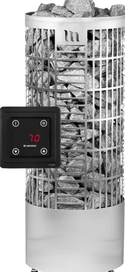 Sähkökiuas Mondex Tahko E2 WIFI 10,5 kW 12-22 m³ erillinen ohjaus eri värejä