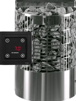 Sähkökiuas Mondex Teno E2 WIFI 9 kW 8-13 m³ erillinen ohjaus eri värejä