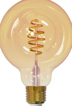 Sisustuslamppu Airam SmartHome GLOBE 95, 4.9W, E27, 350lm, 1800-3000K, amber