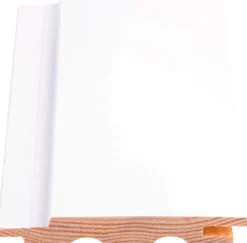 Sisustuspaneeli Maler STS-3 PN 13x95x2100mm Sj mänty ympäripontattu maalattu valkoinen