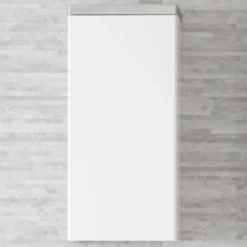Sivukaappi Ido Glow 300x645x185mm push open valkoinen