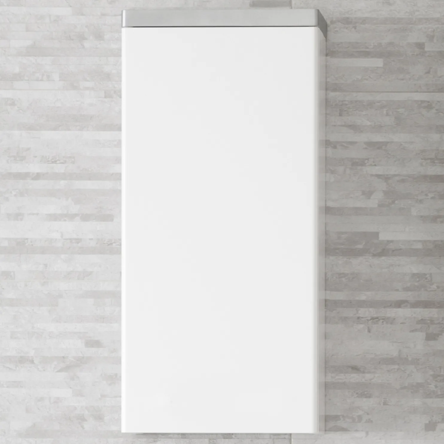 Sivukaappi Ido Glow 300x645x185mm push open valkoinen