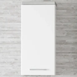 Sivukaappi Ido Glow 300x645x185mm vetimellä valkoinen