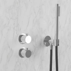 Suihkusetti Scandtap Harmonized Classic, piiloasennettava, ruostumaton teräs