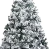 Tekojoulukuusi lumihuurteella, vihreä, 180cm, PVC