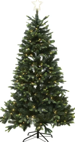 Tekojoulukuusi Nordic Winter Lifa 180cm PE/PVC valoilla ja latvatähdellä