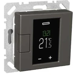 Termostaatti Schneider Electric WTH16 16A USE IP20 VAL viikko-ohjelmoitava antrasiitti Exxact