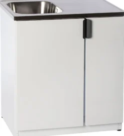 Tiskipöytä allaskaapilla Nimo TB 800, valkoinen